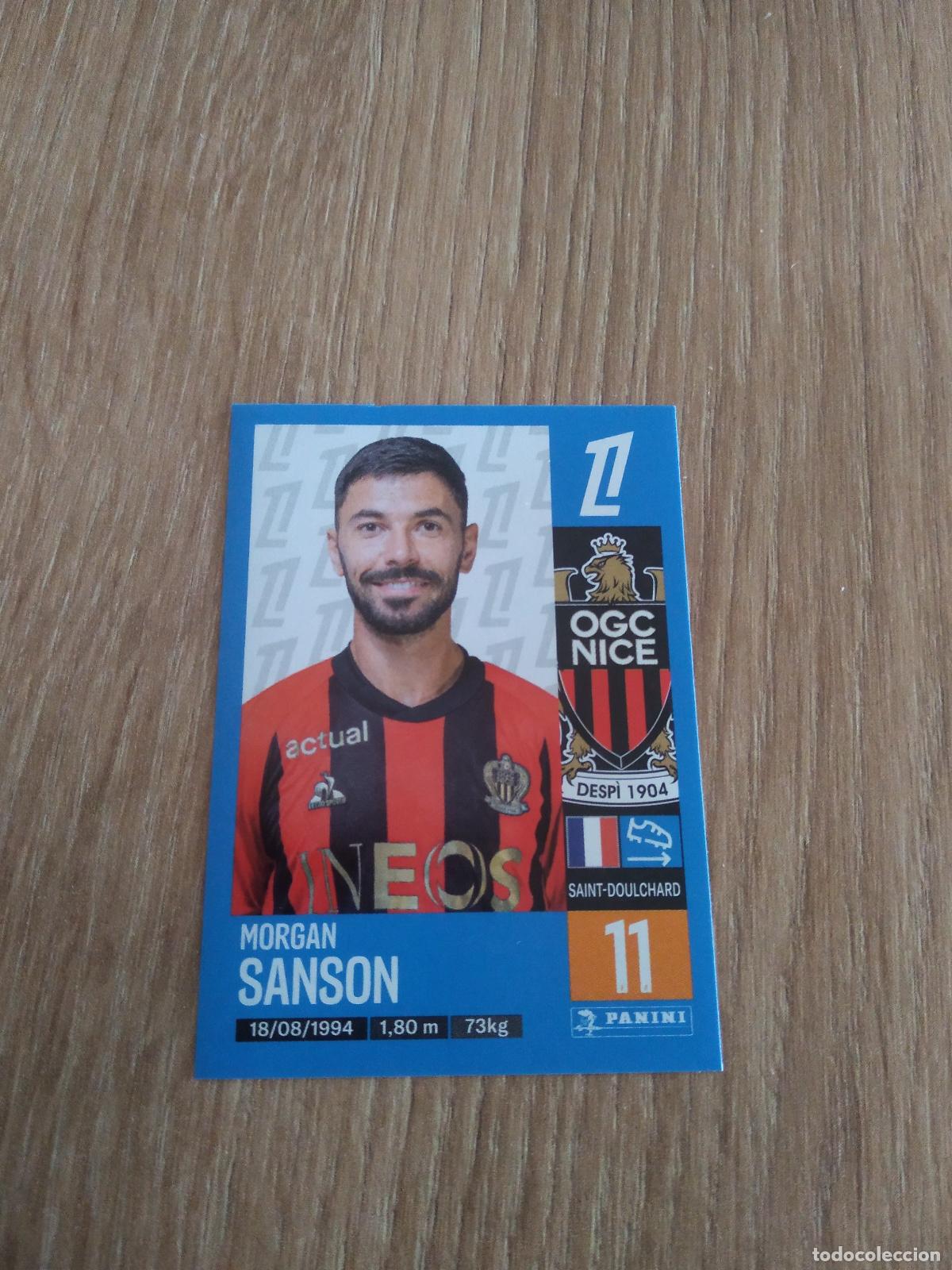 Cromos de Futebol: 340 MORGAN SANSON NICE CROMO FUTBOL PANINI LIGUE 1 FOOT 24-25 LIGA FRANCIA 2024-2025
