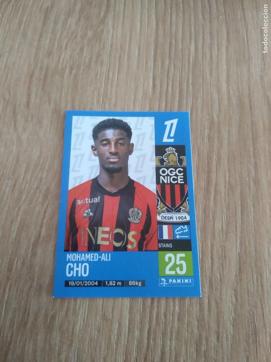 Cromos de Futebol: 342 MOHAMED-ALI CHO NICE CROMO FUTBOL PANINI LIGUE 1 FOOT 24-25 LIGA FRANCIA 2024-2025