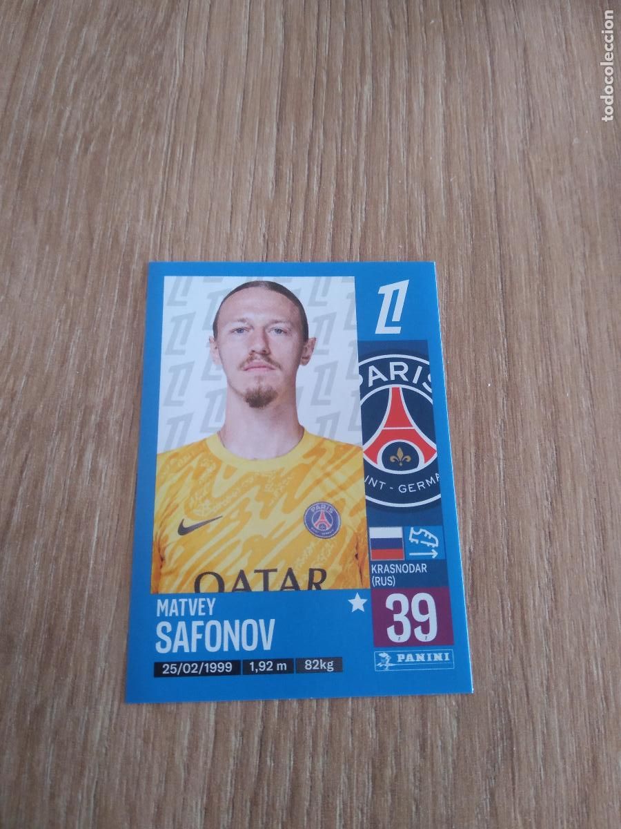 Football Stickers: 351 SAFONOV PARIS SAINT GERMAIN CROMO FUTBOL PANINI LIGUE 1 FOOT 24-25 LIGA FRANCIA 2024-2025