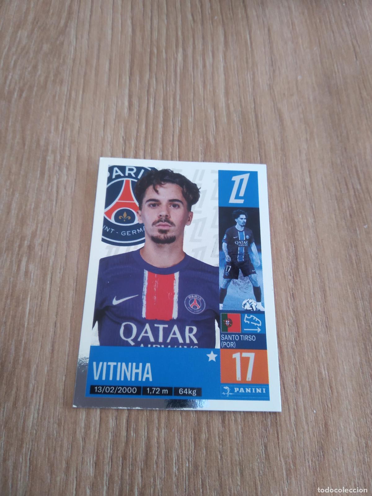 Cromos de F&uacute;tbol: 365 VITINHA PARIS SAINT GERMAIN CROMO FUTBOL PANINI LIGUE 1 FOOT 24-25 LIGA FRANCIA 2024-2025
