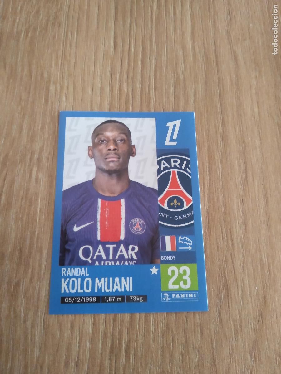 Cromos de F&uacute;tbol: 372 KOLO MUANI PARIS SAINT GERMAIN CROMO FUTBOL PANINI LIGUE 1 FOOT 24-25 LIGA FRANCIA 2024-2025