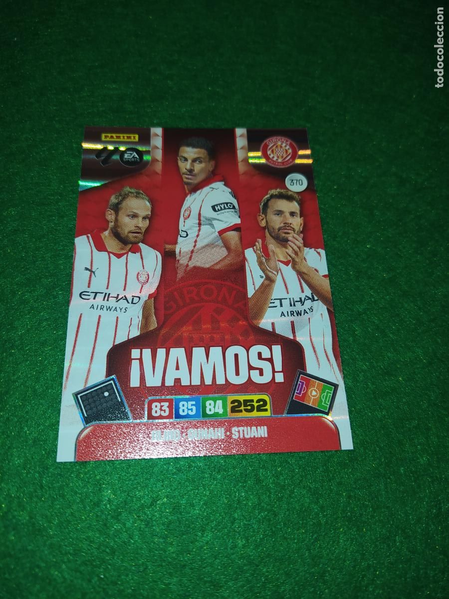 Cromos de F&uacute;tbol: adrenalyn xl 2025 2026 codigo sin activar vamos n&ordm; 370 girona