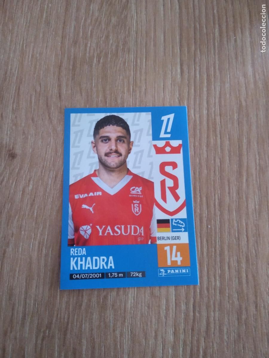 Fu&szlig;ball-Sticker: 391 REDA KHADRA STADE DE REIMS CROMO FUTBOL PANINI LIGUE 1 FOOT 24-25 LIGA FRANCIA 2024-2025