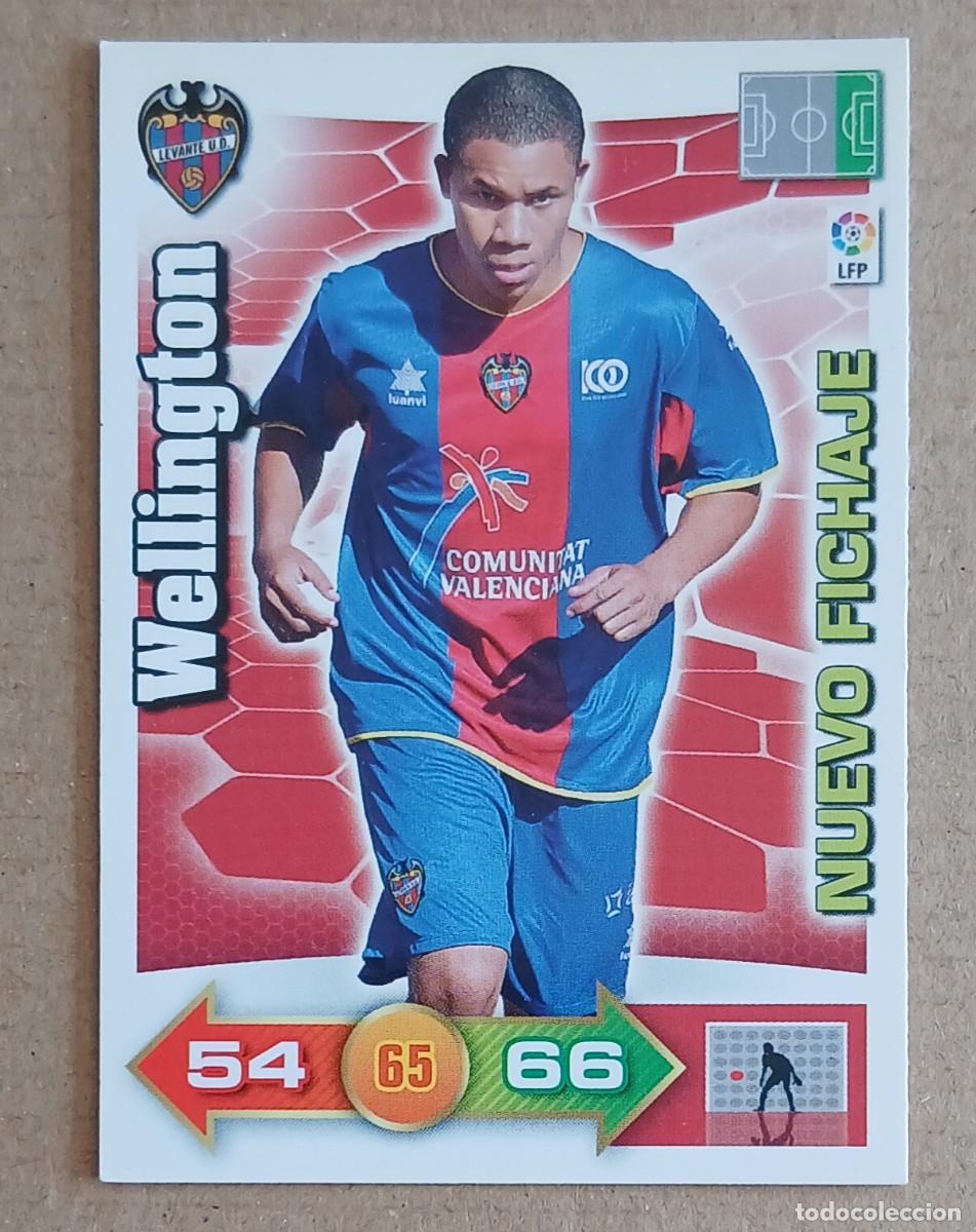 Cromos de F&uacute;tbol: CROMO NUEVO FICHAJE WELLINGTON LEVANTE ADRENALYN XL LIGA 2010 2011 DE PANINI. Nuevo.