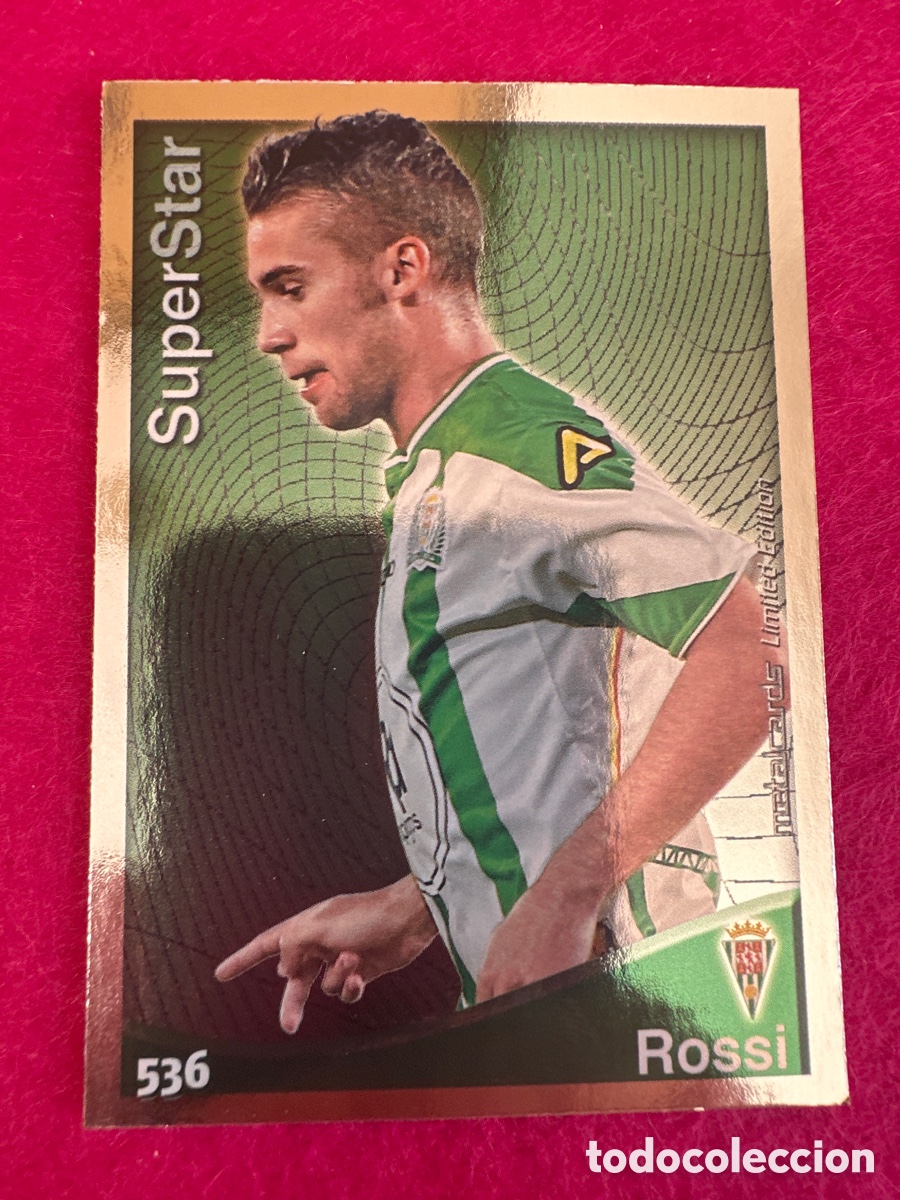 Cromos de F&uacute;tbol: 536 ROSSI (CORDOBA) SUPERSTAR MUNDICROMO 2015 QUIZ LIGA 14 15 LIMITED EDITION