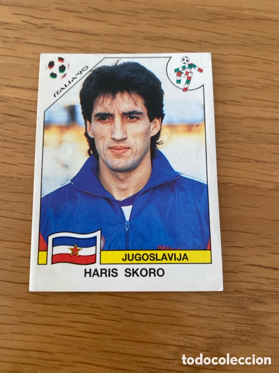 Cromos de F&uacute;tbol: Cromo panini mundial Italia 90 n&uacute;mero 285 Skoro - Sticker album world cup Italy 1990