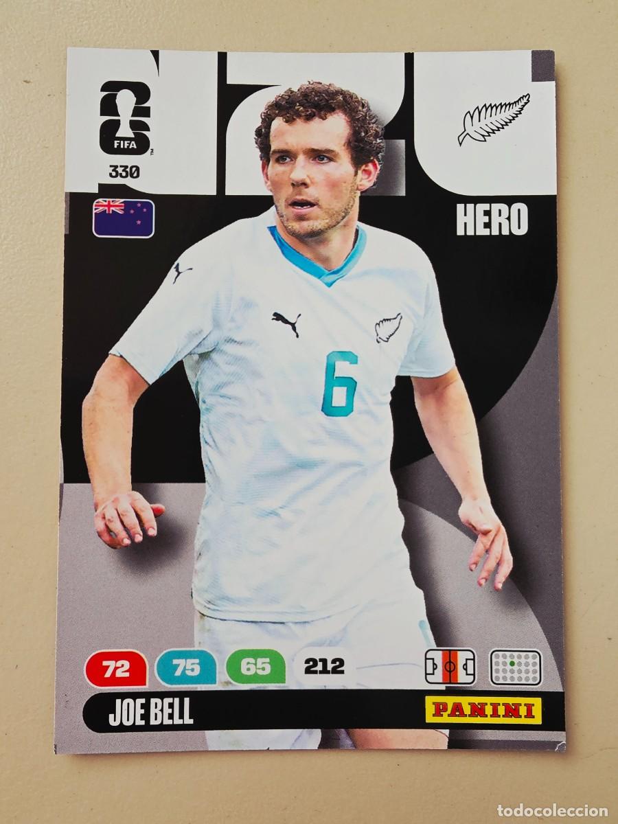 Cromos de F&uacute;tbol: 330 Joe Bell, Hero, Nueva Zelanda, Adrenalyn XL Fifa World Cup 2026 Mundial 26