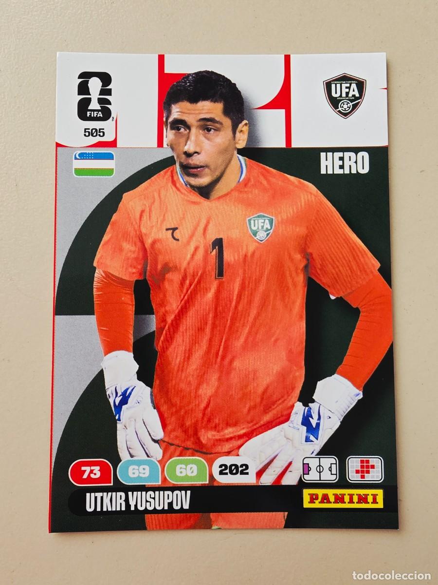 Cromos de F&uacute;tbol: 505 Utkir Yusupov, Hero, Uzbekist&aacute;n, Adrenalyn XL Fifa World Cup 2026 Mundial 26