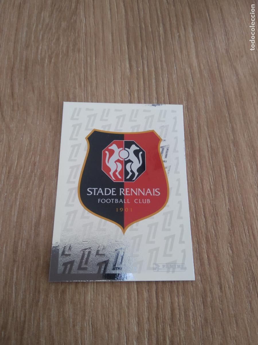 Cromos de F&uacute;tbol: 403 ESCUDO STADE RENNAI STADE DE REIMS CROMO FUTBOL PANINI LIGUE 1 FOOT 24-25 LIGA FRANCIA 2024-2025
