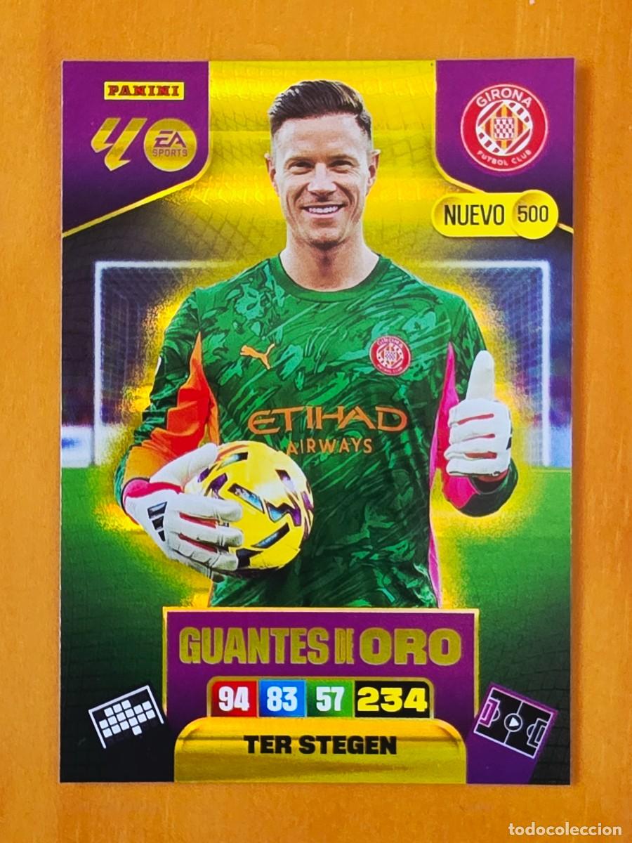 Fu&szlig;ball-Sticker: 500 Marc-Andr&eacute; Ter Stegen, Girona FC, Nuevo Guantes de Oro, Panini Adrenalyn XL Liga 2025 2026 25 26