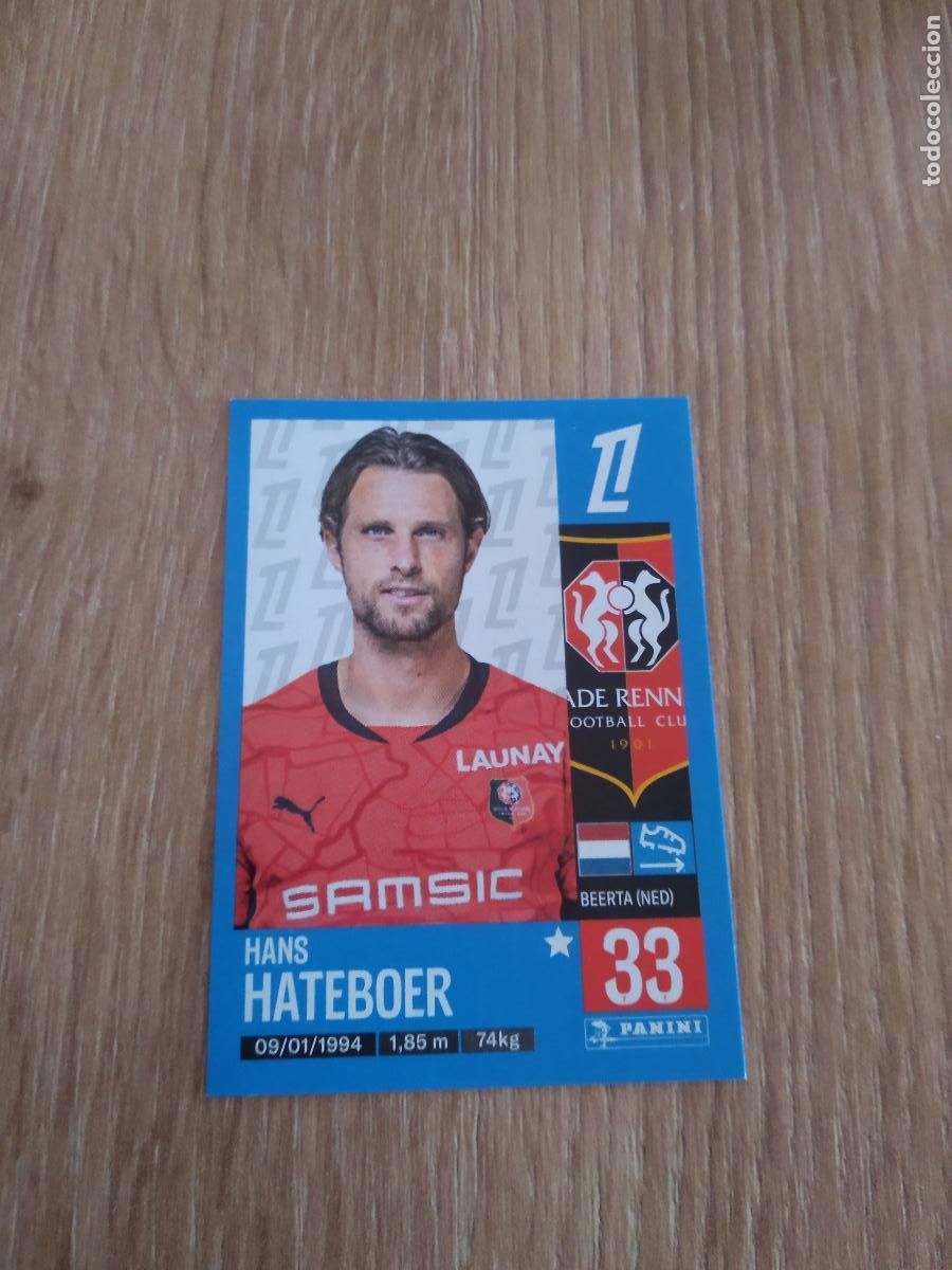 Fu&szlig;ball-Sticker: 408 HANS HATEBOER STADE RENNAIS CROMO FUTBOL PANINI LIGUE 1 FOOT 24-25 LIGA FRANCIA 2024-2025
