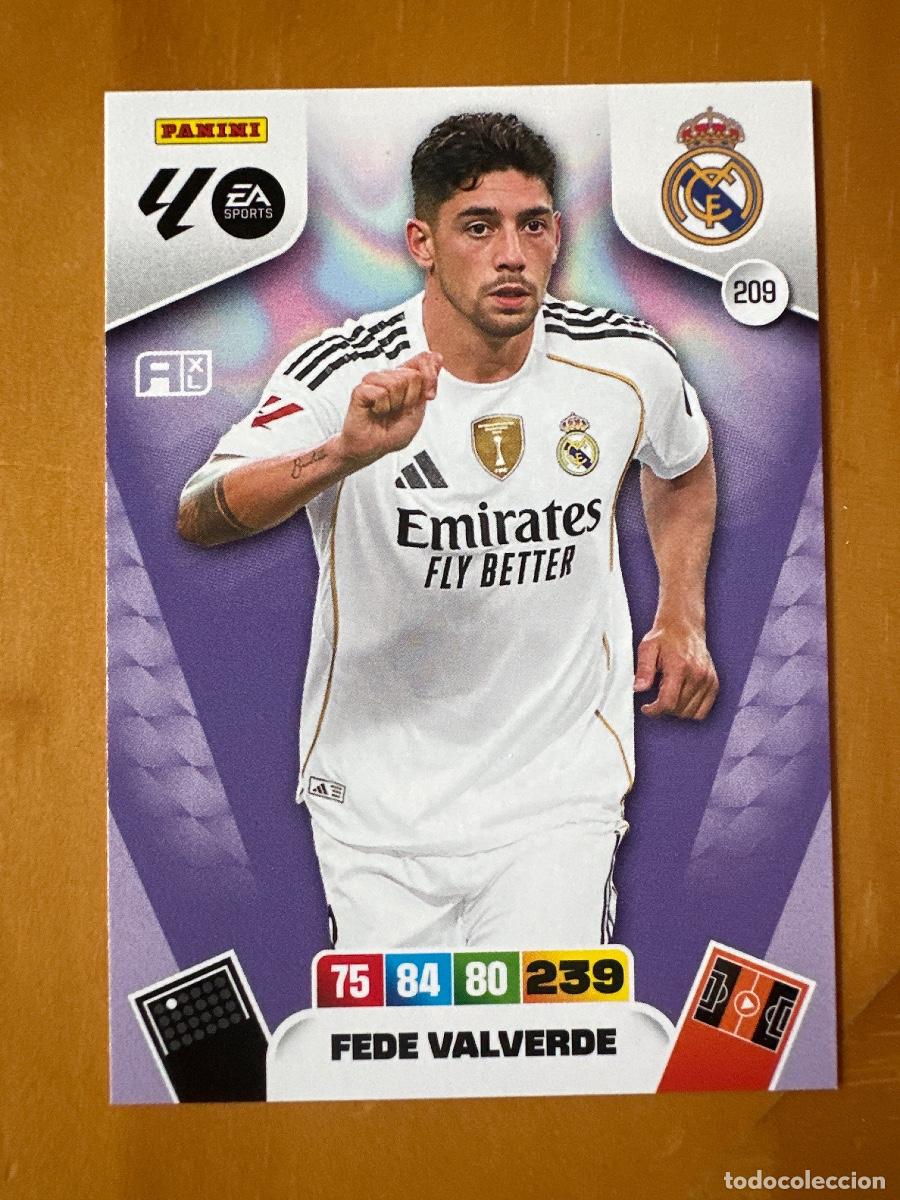 Fu&szlig;ball-Sticker: 209 Fede Valverde, Real Madrid, Panini Adrenalyn XL La Liga 2025 2026 25 26