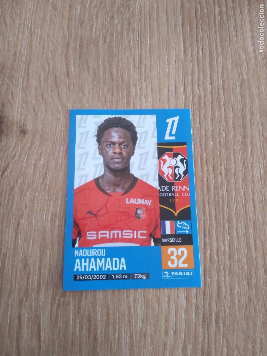 Cromos de F&uacute;tbol: 414 AHAMADA STADE RENNAIS CROMO FUTBOL PANINI LIGUE 1 FOOT 24-25 LIGA FRANCIA 2024-2025