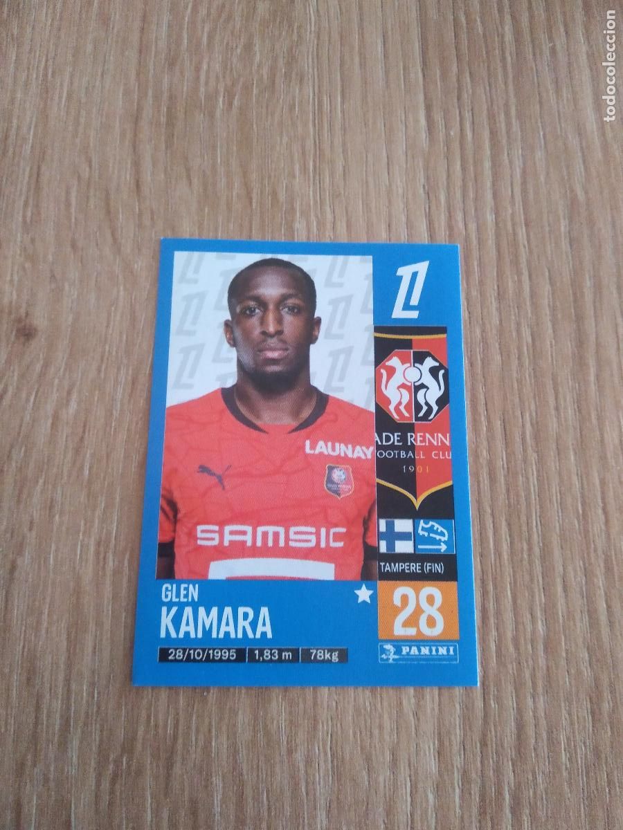 Cromos de F&uacute;tbol: 419 GLEN KAMARA STADE RENNAIS CROMO FUTBOL PANINI LIGUE 1 FOOT 24-25 LIGA FRANCIA 2024-2025