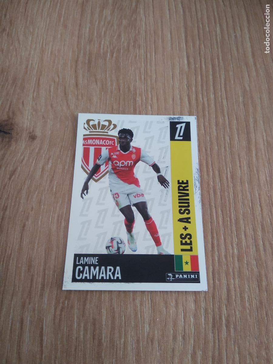 Cromos de F&uacute;tbol: 431 LAMINE CAMARA MONACO CROMO FUTBOL PANINI LIGUE 1 FOOT 24-25 LIGA FRANCIA 2024-2025