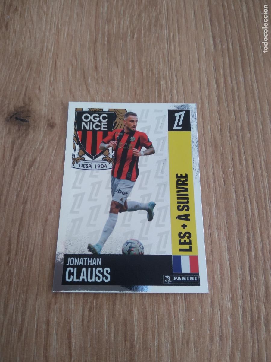 Cromos de F&uacute;tbol: 433 JONATHAN CLAUSS NICE CROMO FUTBOL PANINI LIGUE 1 FOOT 24-25 LIGA FRANCIA 2024-2025