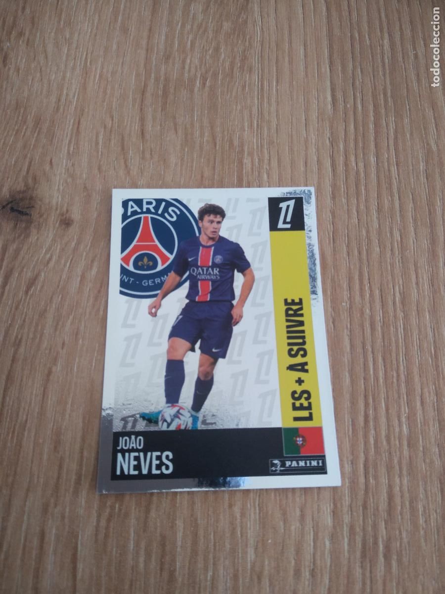 Cromos de F&uacute;tbol: 434 JOAO NEVES PARIS SAINT GERMAIN CROMO FUTBOL PANINI LIGUE 1 FOOT 24-25 LIGA FRANCIA 2024-2025