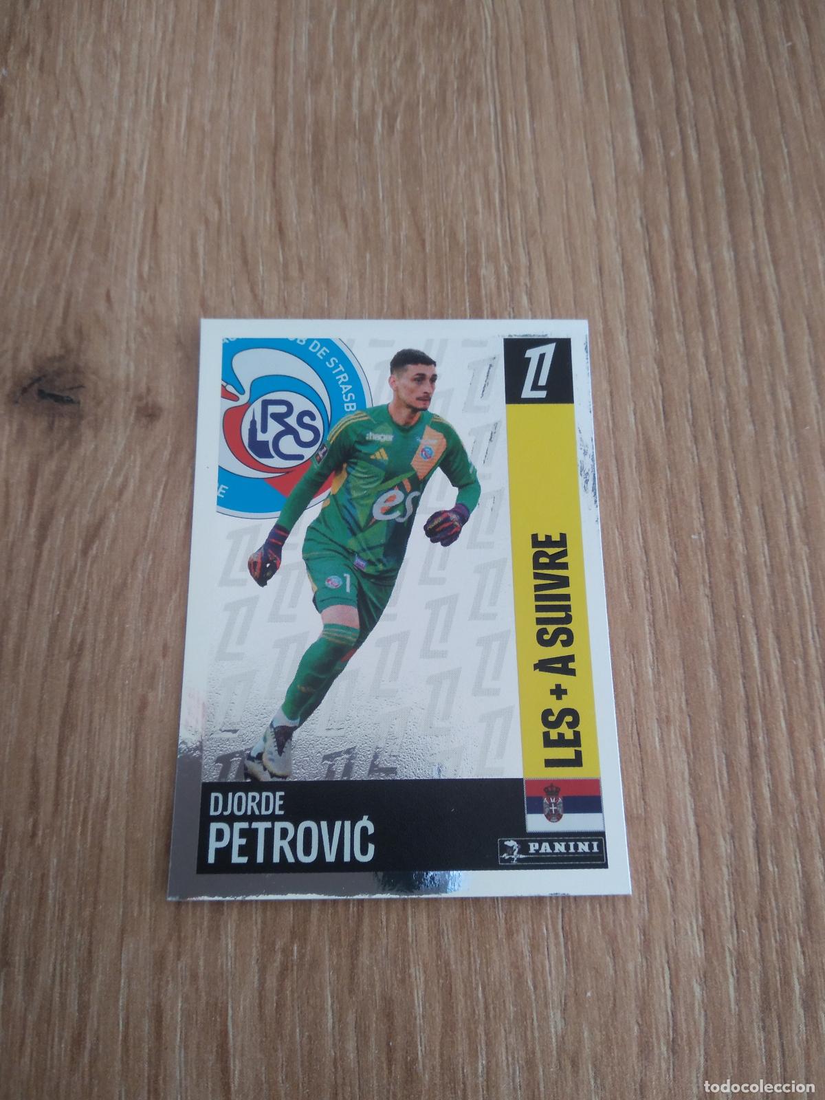 Cromos de F&uacute;tbol: 435 PETROVIC STRASBOURG CROMO FUTBOL PANINI LIGUE 1 FOOT 24-25 LIGA FRANCIA 2024-2025