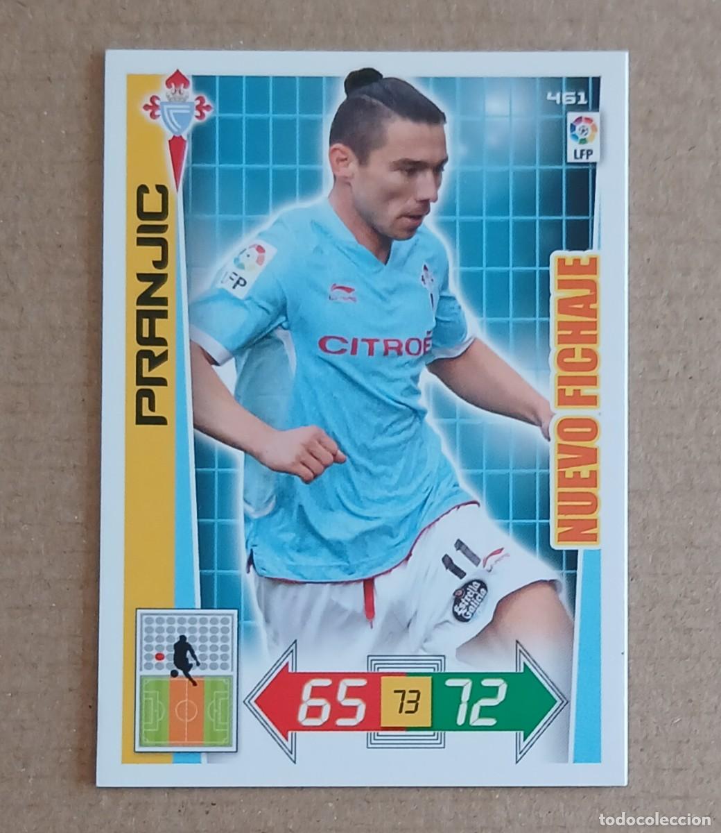 Figurine di Calcio: CROMO NUEVO FICHAJE n&ordm; 461 PRANJIC CELTA DE VIGO ADRENALYN XL 2012-2013 DE PANINI.