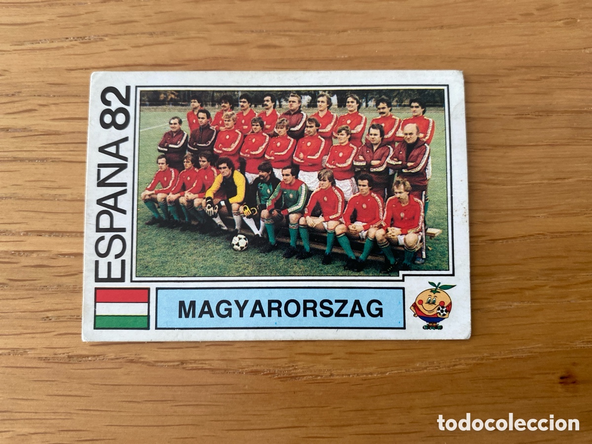 Cromos de F&uacute;tbol: Cromo panini mundial Espa&ntilde;a 82 n&uacute;mero 183 Hungr&iacute;a - Sticker Album World cup Spain 1982