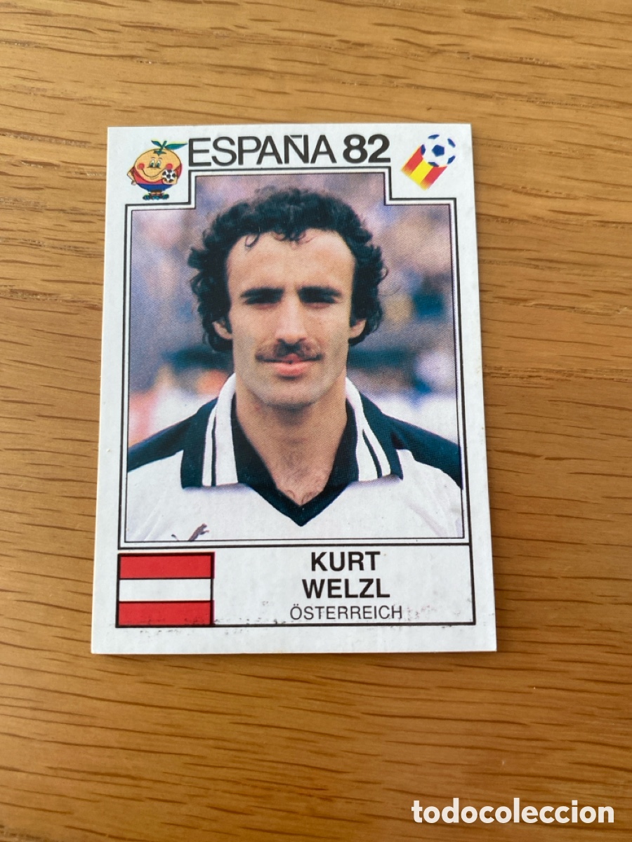 Cromos de F&uacute;tbol: Cromo panini mundial Espa&ntilde;a 82 n&uacute;mero 143 Welzl - Sticker album world cup Spain 1982