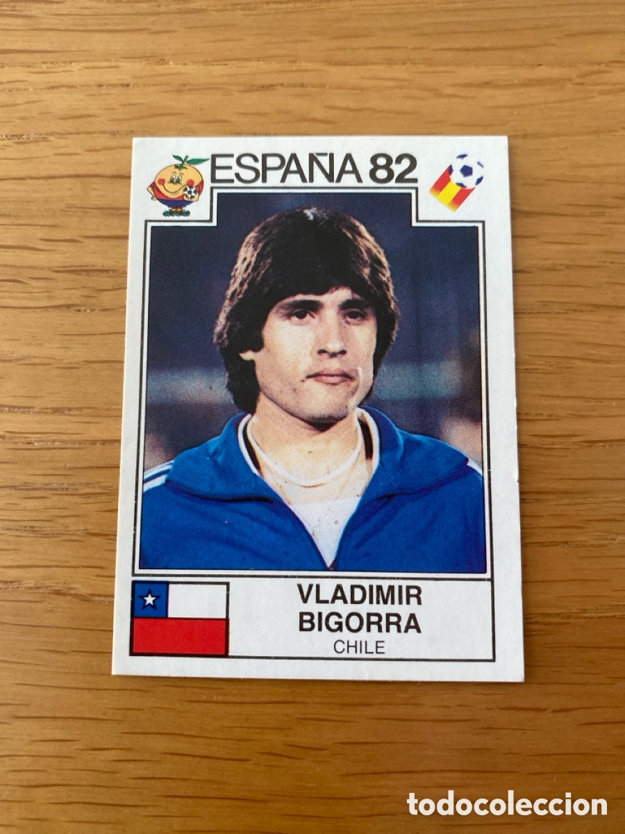 Cromos de F&uacute;tbol: Cromo panini mundial Espa&ntilde;a 82 n&uacute;mero 154 Bigorra - Sticker album world cup Spain 1982 Chile