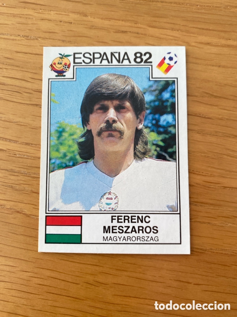 Cromos de F&uacute;tbol: Cromo panini mundial Espa&ntilde;a 82 n&uacute;mero 184 Meszaros - Sticker album world cup Spain 1982