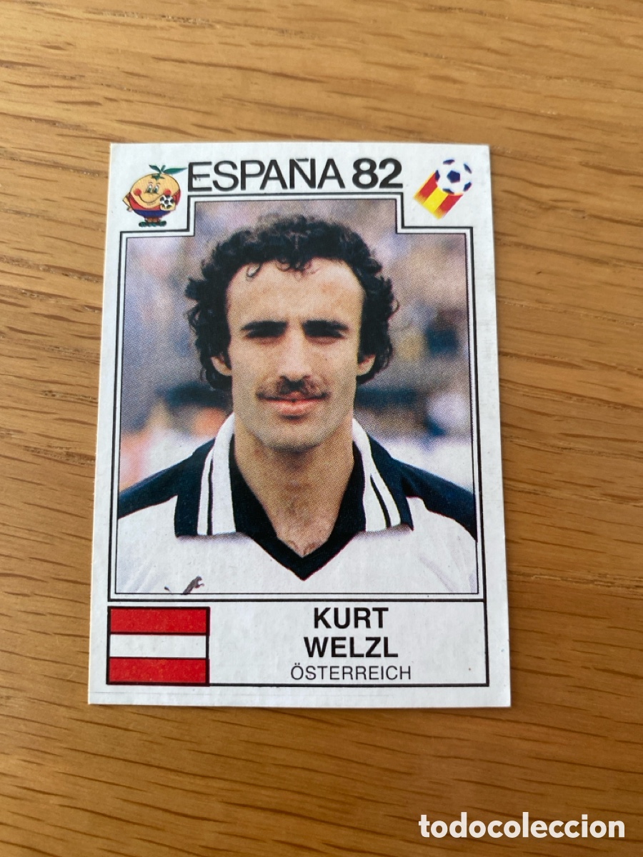 Cromos de F&uacute;tbol: Cromo panini mundial Espa&ntilde;a 82 n&uacute;mero 143 Welzl - Sticker album world cup Spain 1982