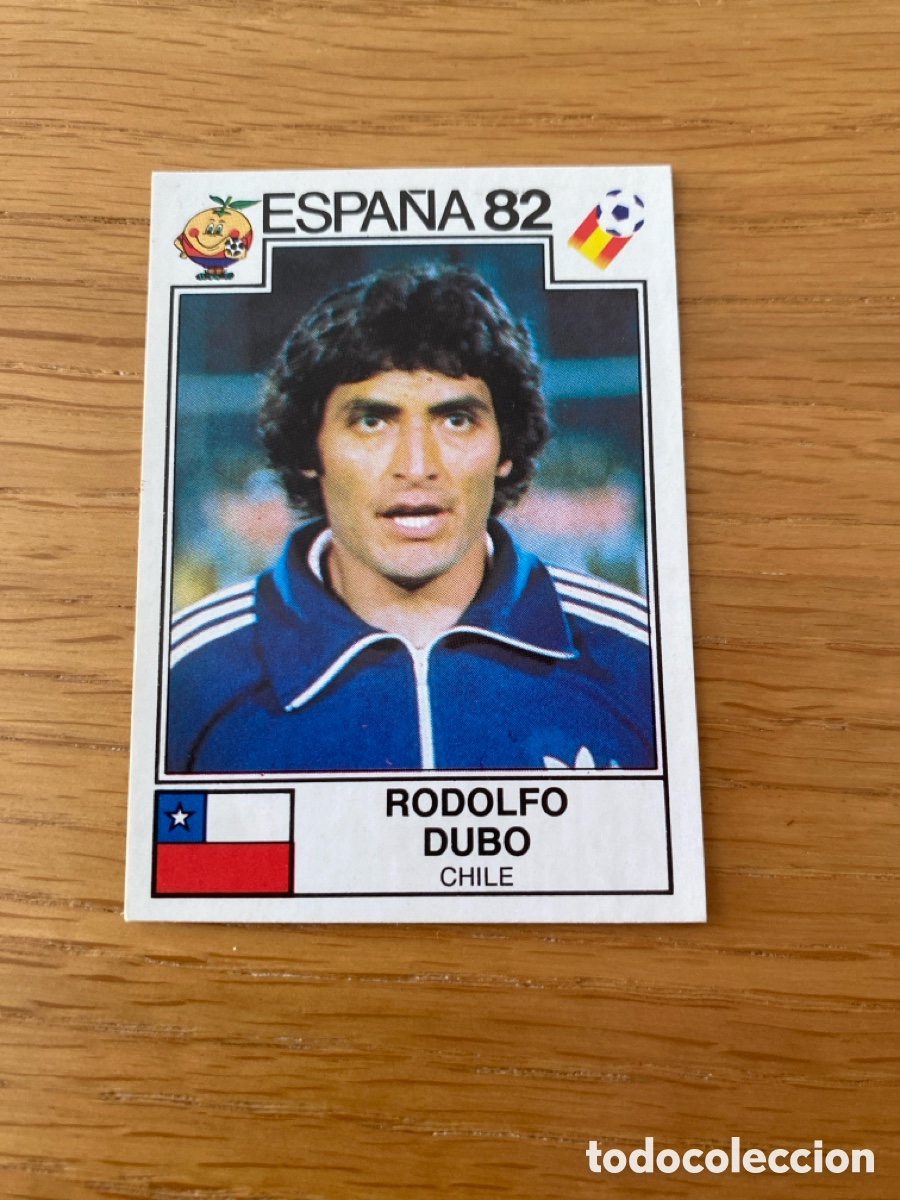Cromos de F&uacute;tbol: Cromo panini mundial Espa&ntilde;a 82 n&uacute;mero 155 Dubo - Sticker album world cup Spain 1982 Chile
