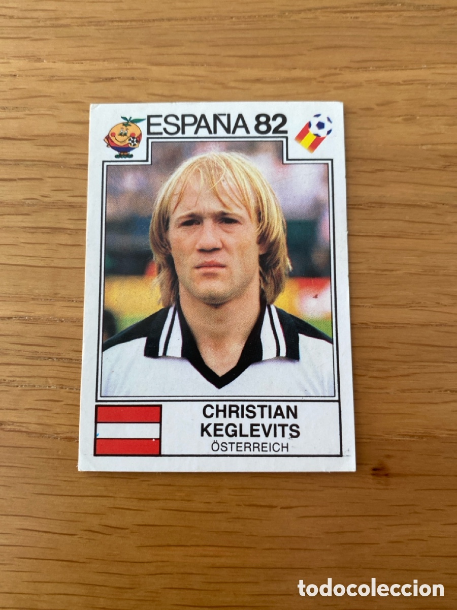 Cromos de F&uacute;tbol: Cromo panini mundial Espa&ntilde;a 82 n&uacute;mero 144 Keglevits - Sticker album world cup Spain 1982