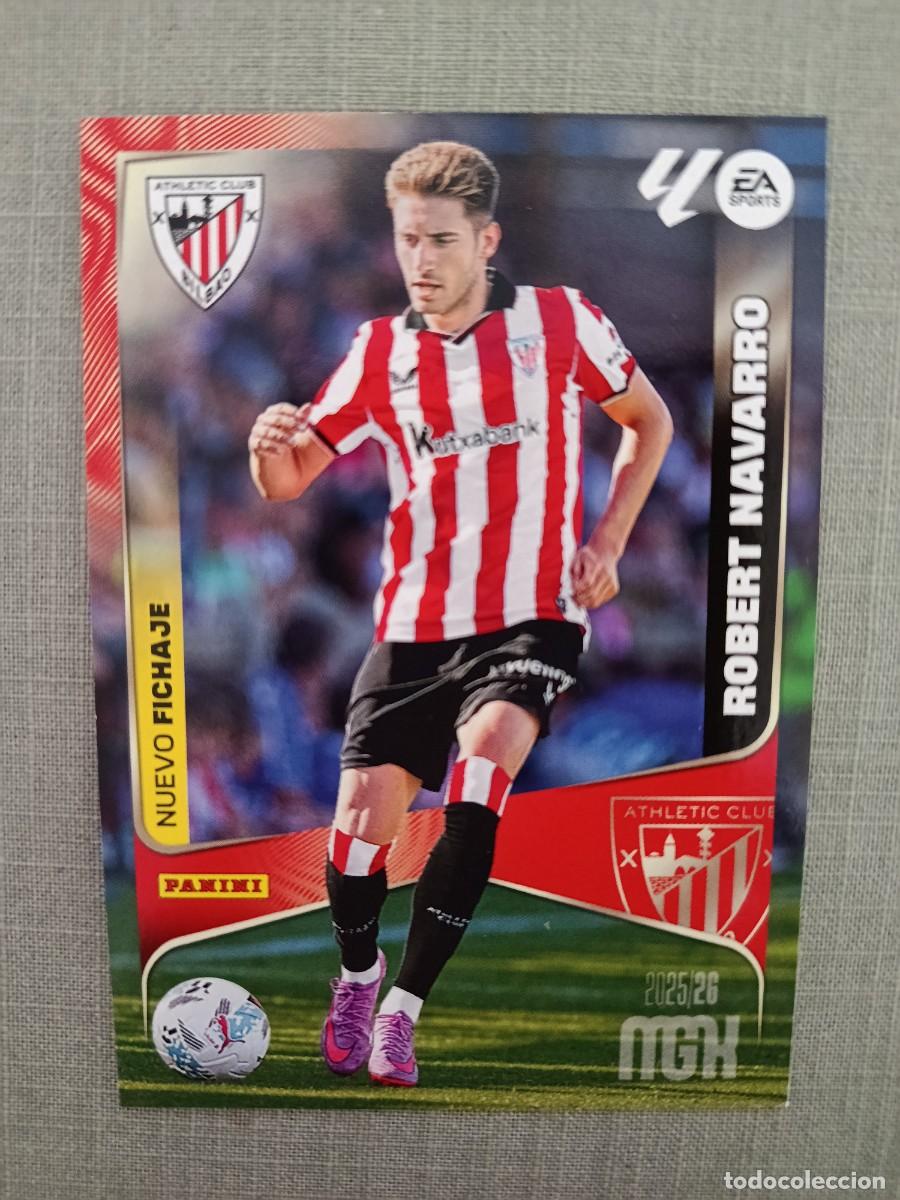 Cromos de F&uacute;tbol: MGK 2025/26. #451 ROBERT NAVARRO &rdquo;NUEVO FICHAJE&rdquo; ATH. BILBAO