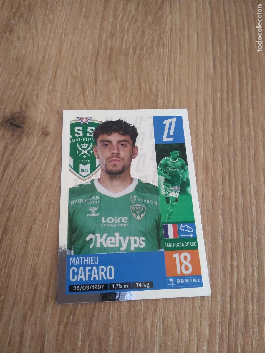 Cromos de Futebol: 448 MATHIEU CAFARO SAINT-ETIENNE CROMO FUTBOL PANINI LIGUE 1 FOOT 24-25 LIGA FRANCIA 2024-2025
