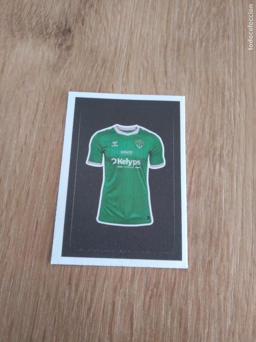 Cromos de F&uacute;tbol: 455 CAMISETA SAINT-ETIENNE CROMO FUTBOL PANINI LIGUE 1 FOOT 24-25 LIGA FRANCIA 2024-2025