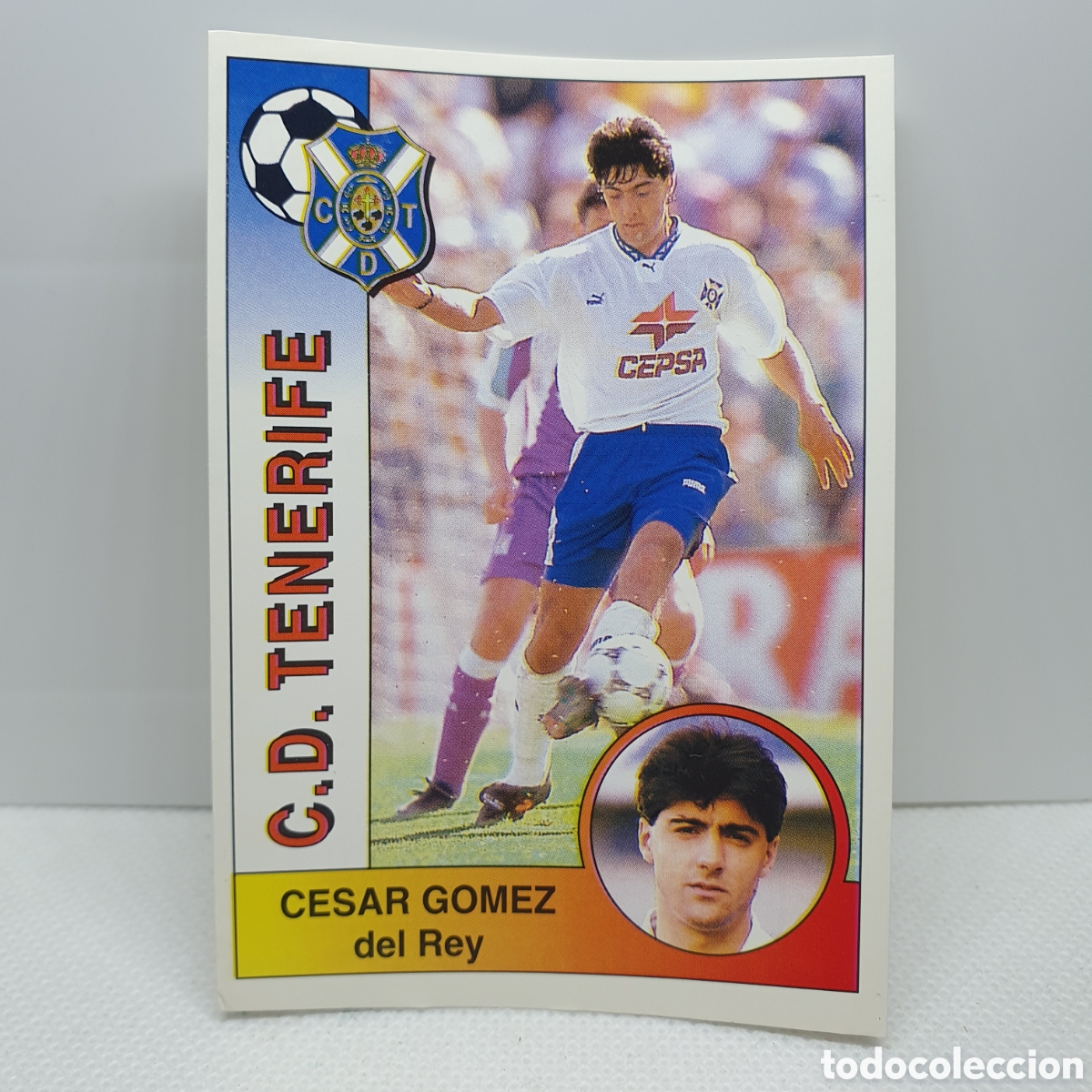 Cromos de Futebol: ⚽️ CROMO DE FUTBOL CESAR GOMEZ TENERIFE LIGA 94-95 BAR&Ccedil;A PANINI ALBUM - ESTAMPAS ADHESIVAS - CARTAS