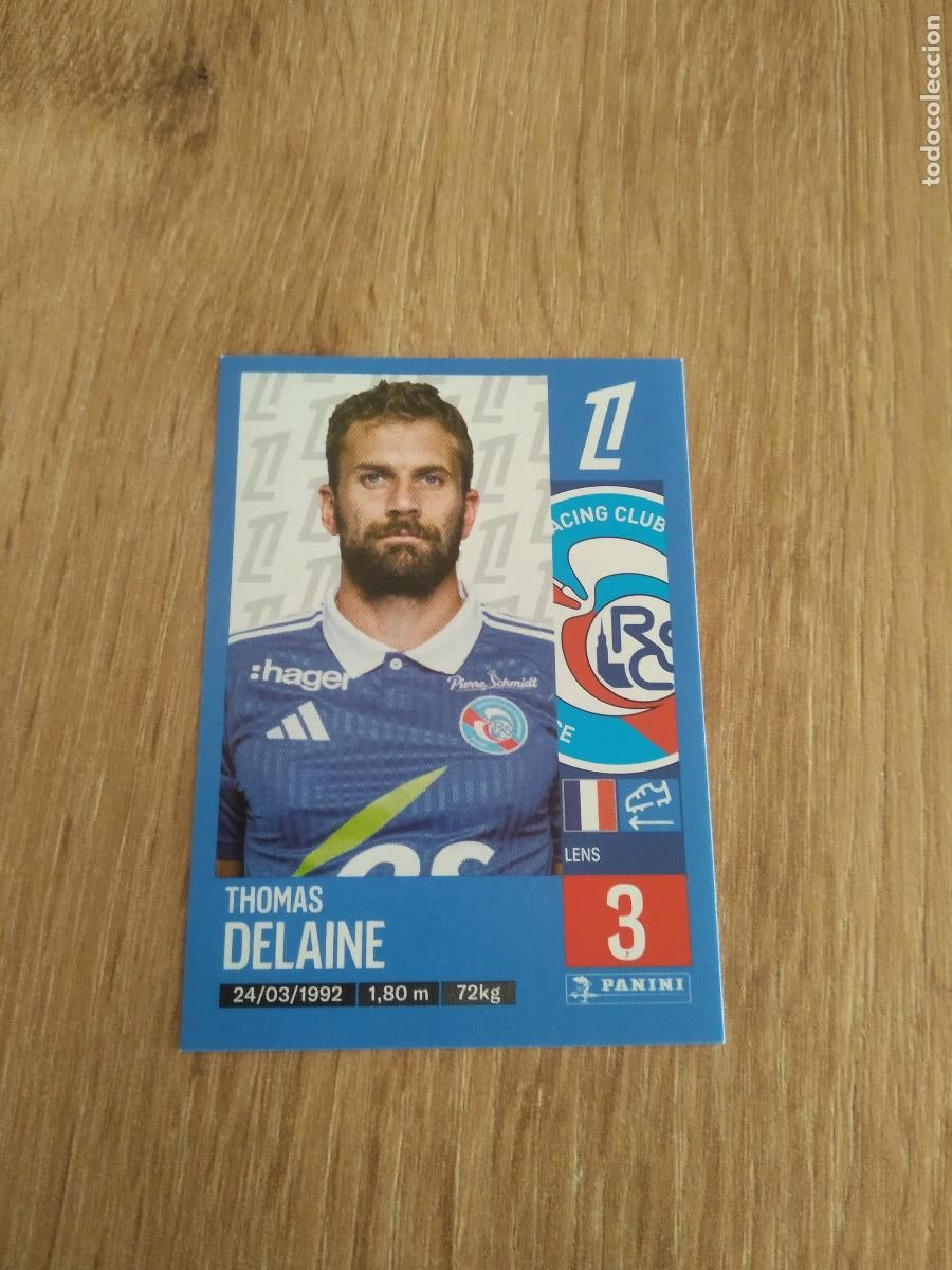 Cromos de Futebol: 464 THOMAS DELAINE STRASBOURG CROMO FUTBOL PANINI LIGUE 1 FOOT 24-25 LIGA FRANCIA 2024-2025