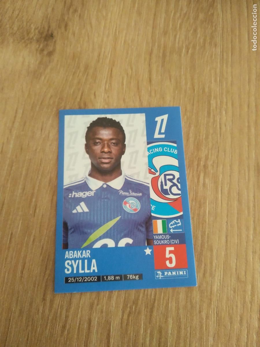 Cromos de Futebol: 471 ABAKAR SYLLA STRASBOURG CROMO FUTBOL PANINI LIGUE 1 FOOT 24-25 LIGA FRANCIA 2024-2025