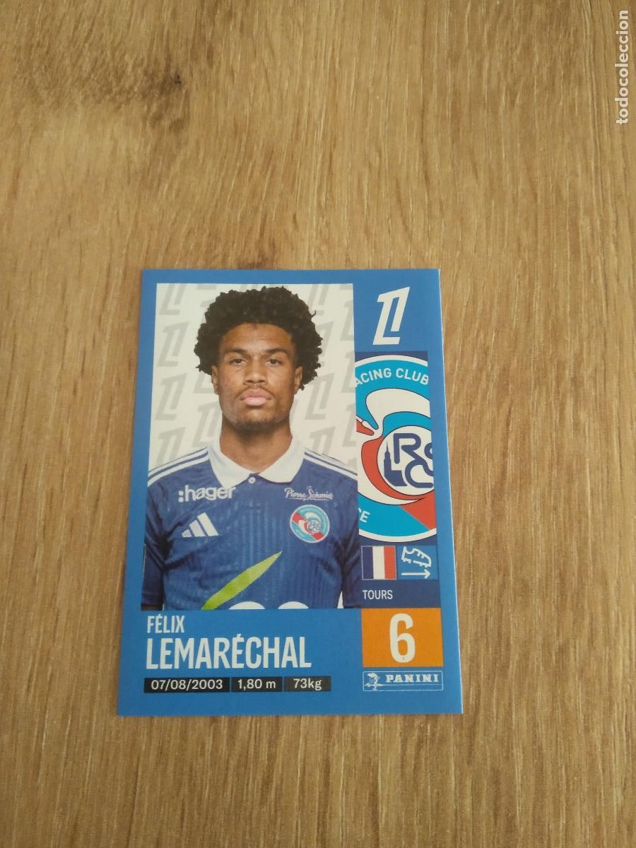 Cromos de F&uacute;tbol: 475 LEMARECHAL STRASBOURG CROMO FUTBOL PANINI LIGUE 1 FOOT 24-25 LIGA FRANCIA 2024-2025
