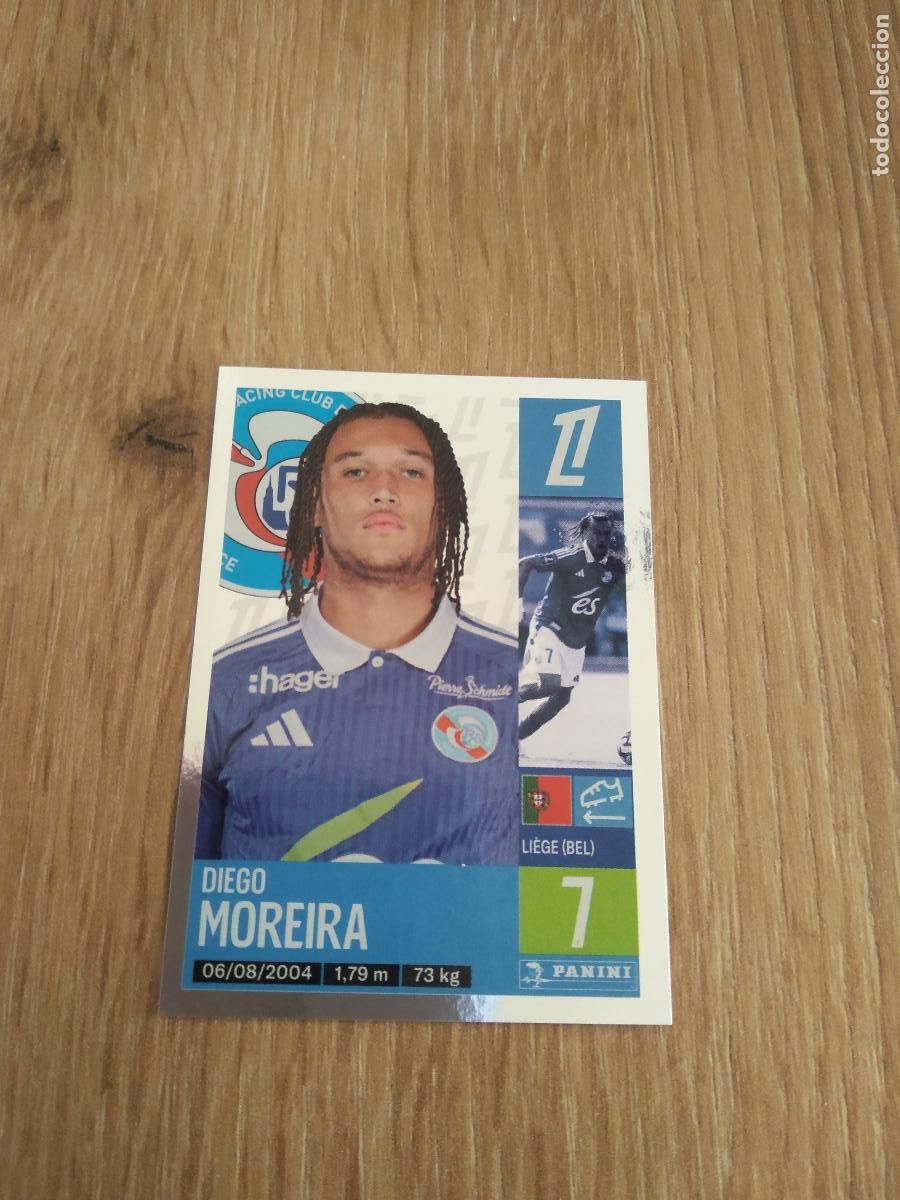 Football Stickers: 484 DIEGO MOREIRA STRASBOURG CROMO FUTBOL PANINI LIGUE 1 FOOT 24-25 LIGA FRANCIA 2024-2025