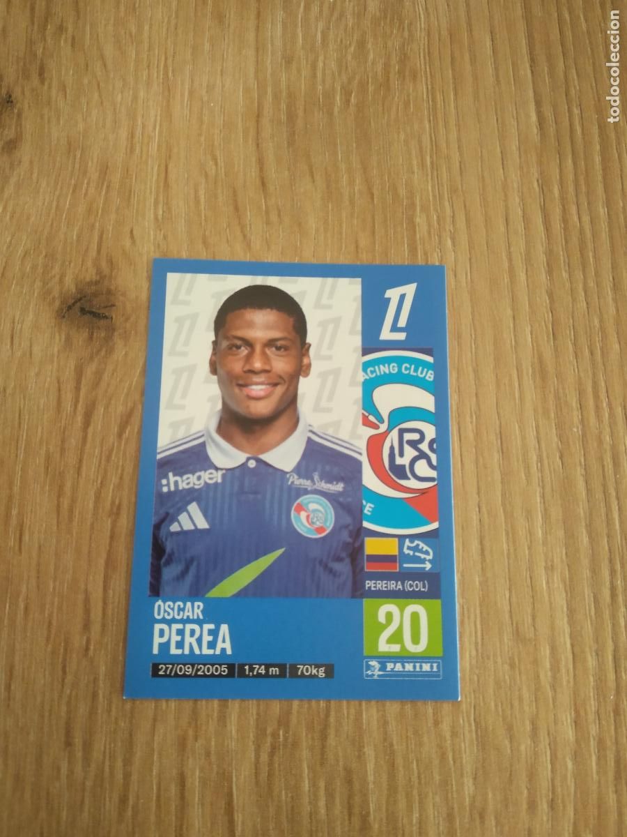Football Stickers: 485 ACU&Ntilde;A STRASBOURG CROMO FUTBOL PANINI LIGUE 1 FOOT 24-25 LIGA FRANCIA 2024-2025