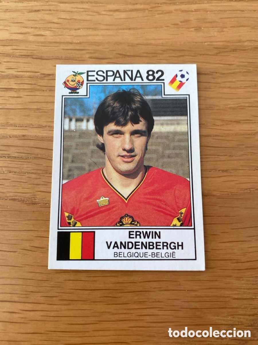 Cromos de F&uacute;tbol: Cromo panini mundial Espa&ntilde;a 82 n&uacute;mero 214 Vandenbergh - Sticker album world cup Spain 1982 Belgium
