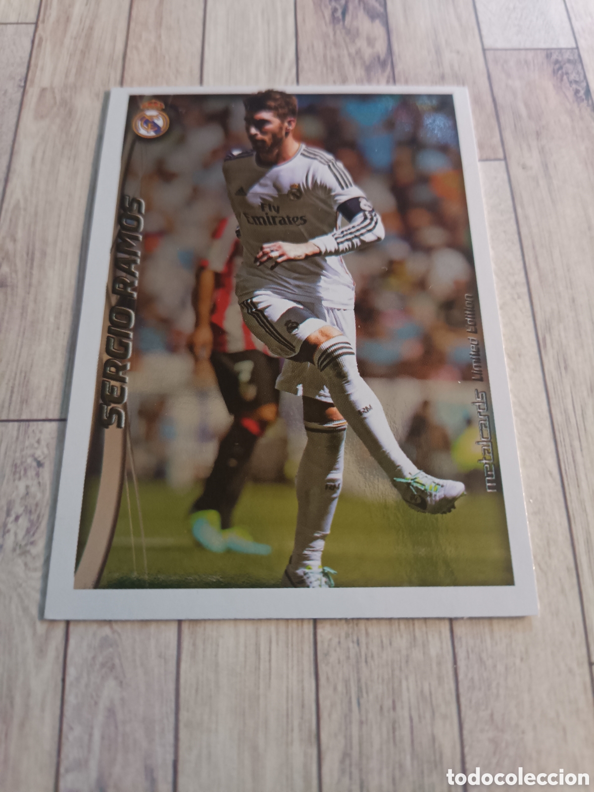 Cromos de f&uacute;tbol: TOP11 SERGIO RAMOS #4 REAL MADRID MUNDICROMO LAS FICHAS DE LA LIGA QUIZ 2014 2015 14 15