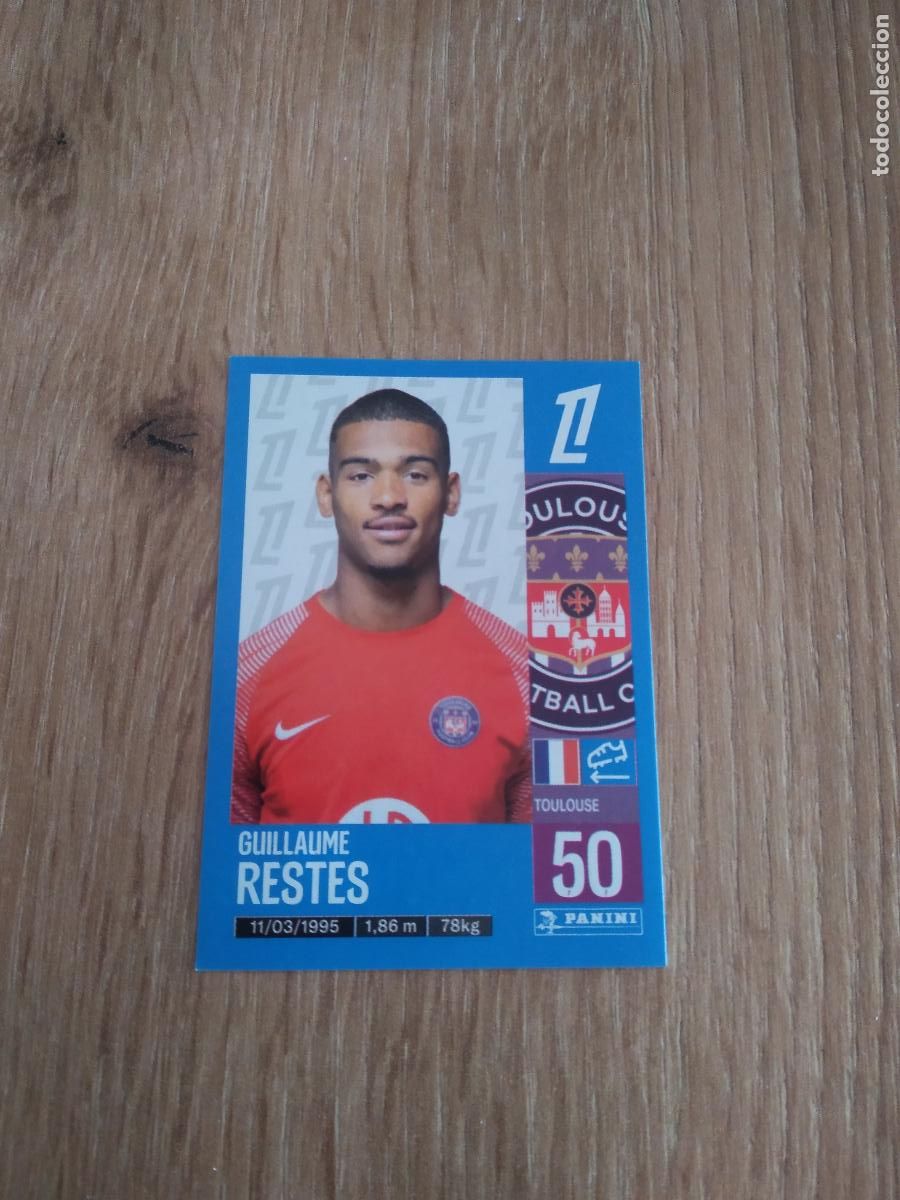 Football Stickers: 492 GUILLAUME RESTES TOULOUSE CROMO FUTBOL PANINI LIGUE 1 FOOT 24-25 LIGA FRANCIA 2024-2025