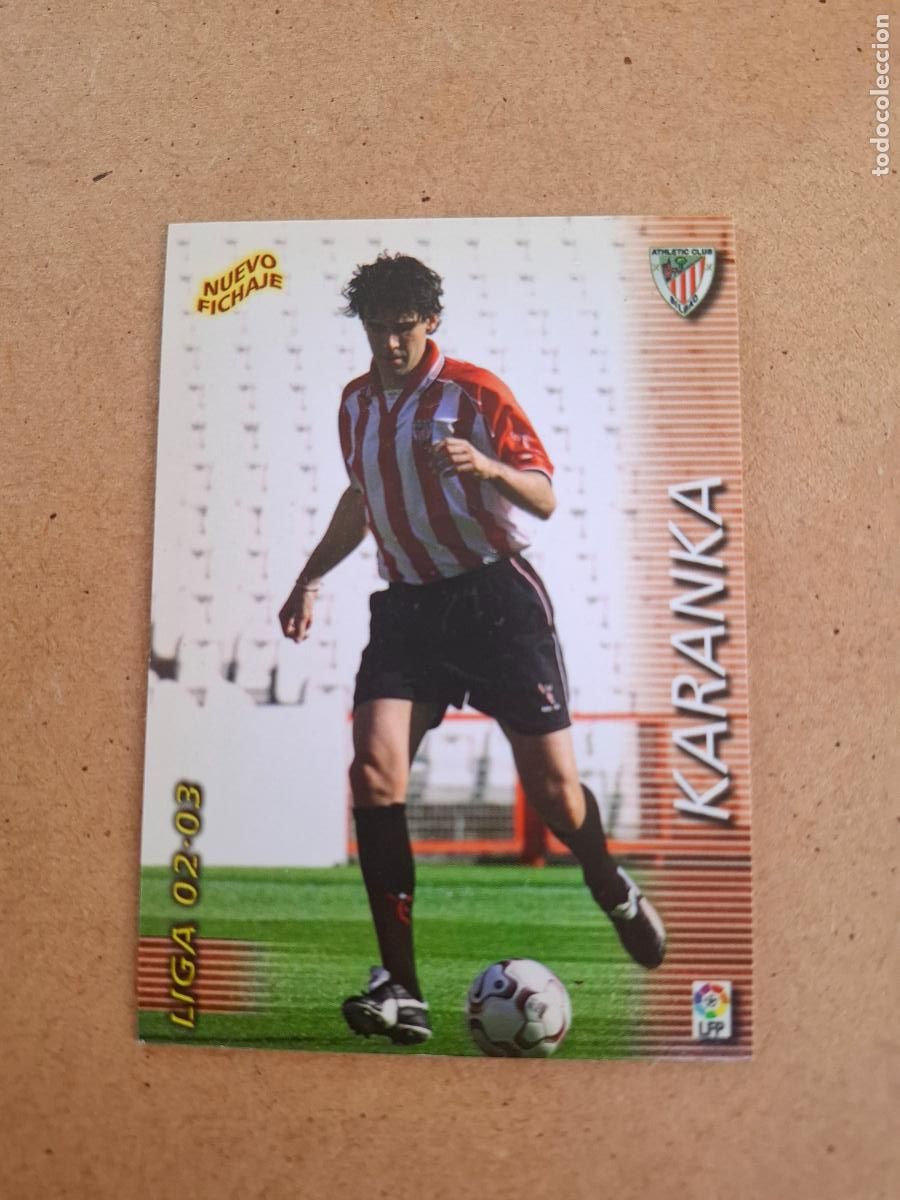 Cromos de F&uacute;tbol: MEGAFICHAS 2002 2003 02 03 - PANINI - 386 KARANKA ( MEGACRACKS ) - ATHLETIC CLUB