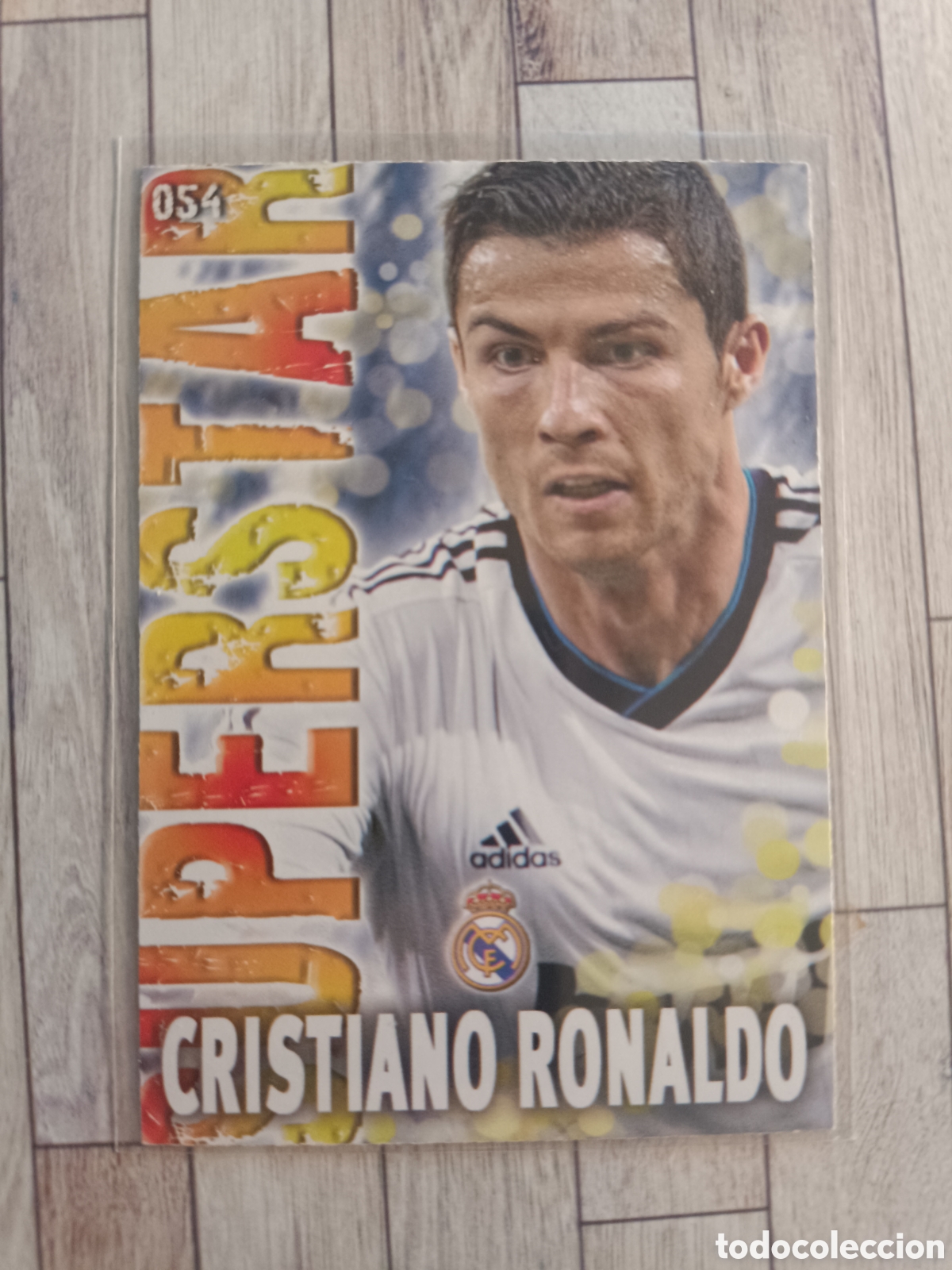 Cromos de Futebol: 054 CRISTIANO RONALDO SUPERSTAR REAL MADRID MUNDICROMO LAS FICHAS DE LA LIGA 2013 2014 13 14