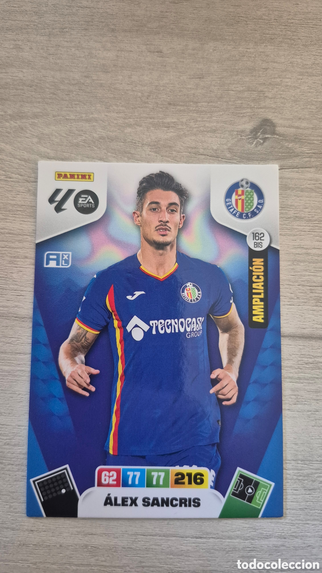 Cromos de F&uacute;tbol: N&deg;162Bis Getafe Alex Sancris Adrenalyn 25/26