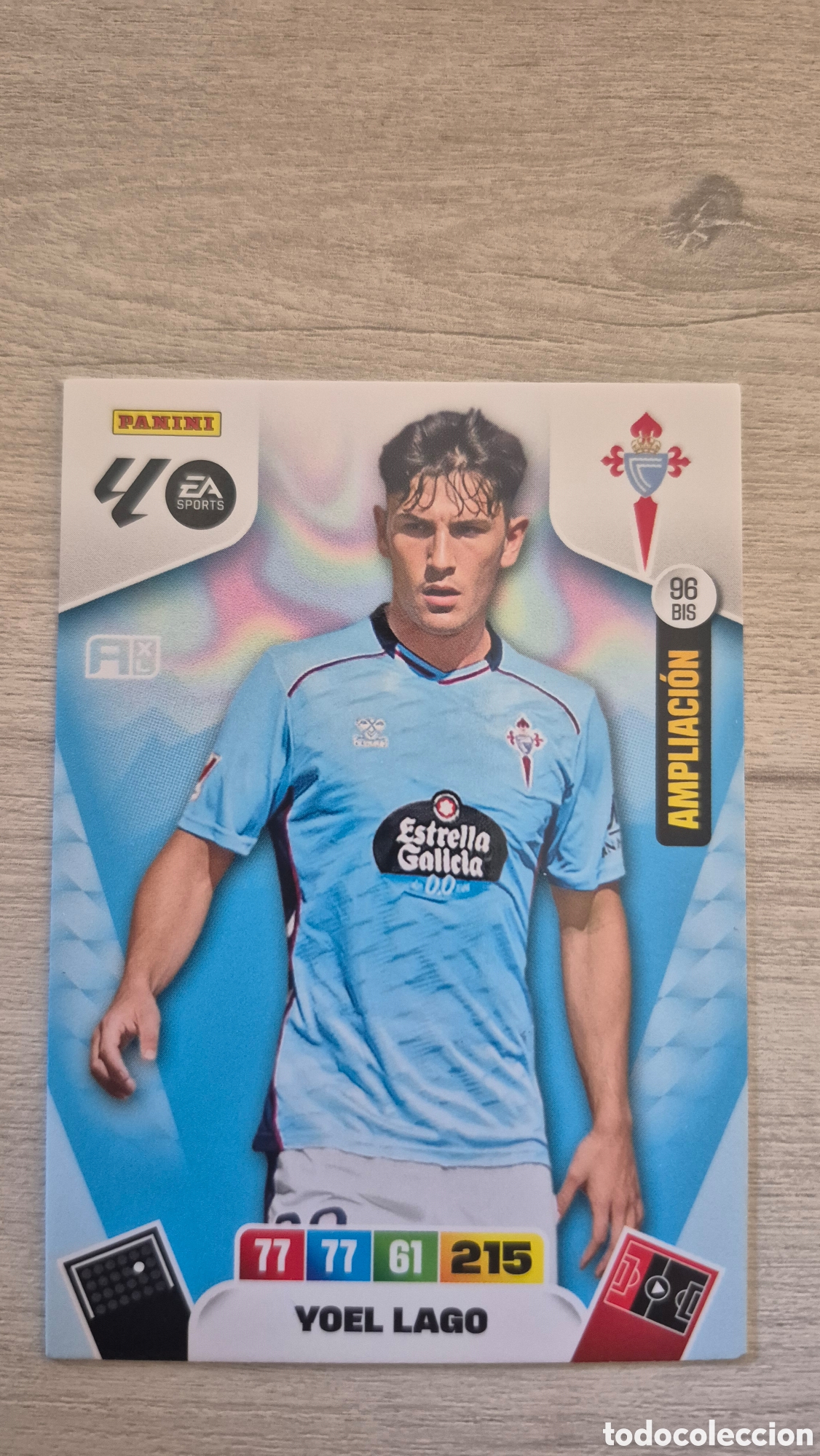 Cromos de F&uacute;tbol: N&deg;96Bis Celta de Vigo Yoel Lago Adrenalyn 25/26