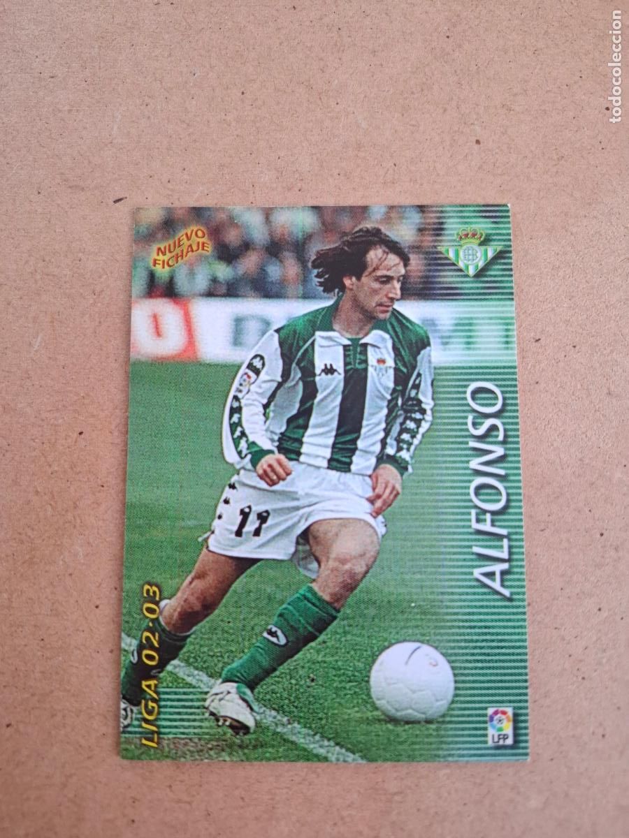 Cromos de F&uacute;tbol: MEGAFICHAS 2002 2003 02 03 - PANINI - 397 ALFONSO ( NUEVO FICHAJE ) - REAL BETIS