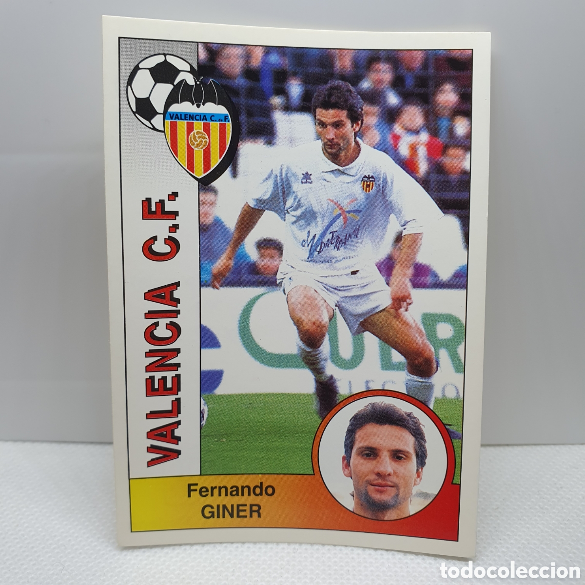 Football Stickers: ⚽️ CROMO DE FUTBOL GINER VALENCIA LIGA 94-95 BAR&Ccedil;A PANINI ALBUM - ESTAMPAS ADHESIVAS - CARTAS - CARD