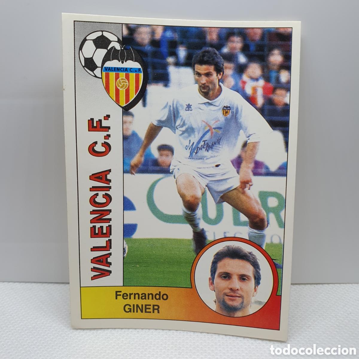 Football Stickers: ⚽️ CROMO DE FUTBOL GINER VALENCIA LIGA 94-95 BAR&Ccedil;A PANINI ALBUM - ESTAMPAS ADHESIVAS - CARTAS - CARD