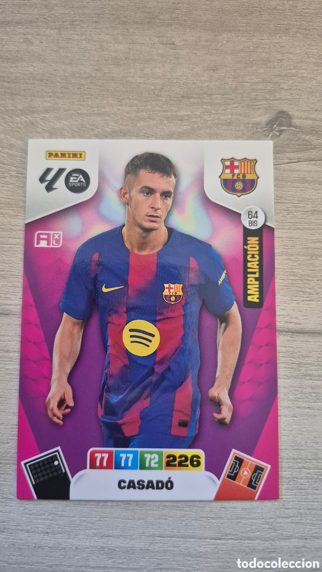Figurine di Calcio: N&deg;64Bis FC Barcelona Casado Adrenalyn 25/26